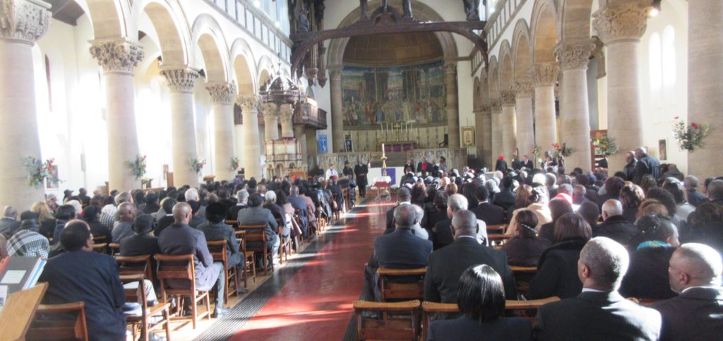 St Aidan's Church was packed to say goodbye