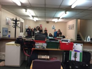 Sparrows in Dressing Room Leeds Town Hall December 2016
