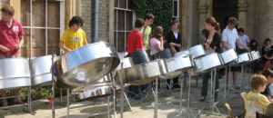 Culford 2008 steelpan workshop at Suzuki cello summer school