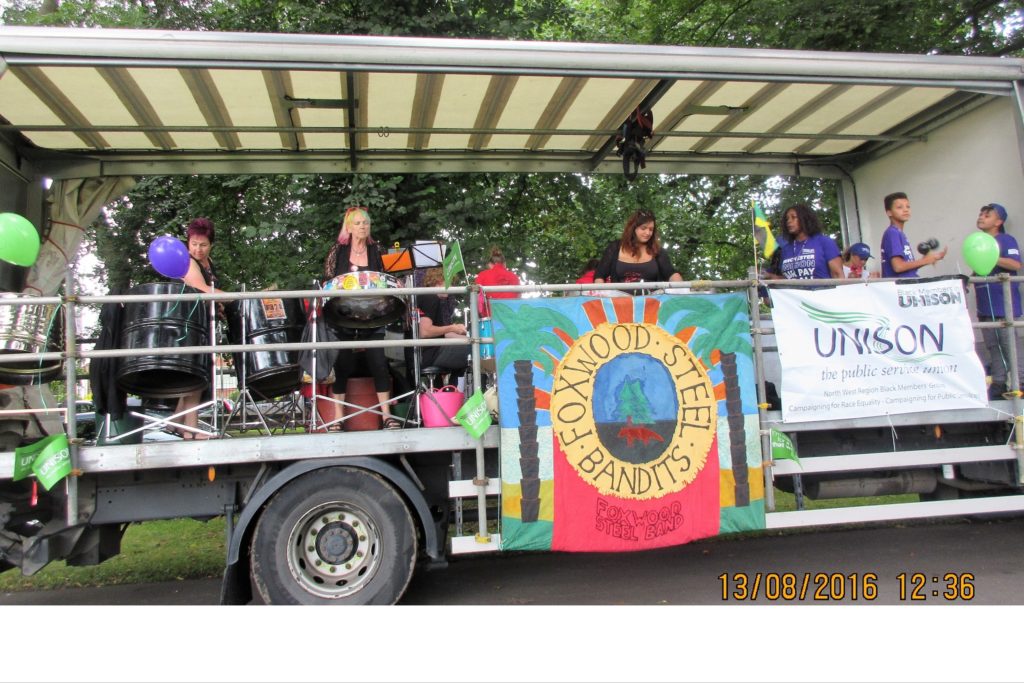 Foxwood and UNISON 2016 at Manchester Carnival