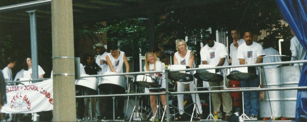 Foxwood join the Joint Bands at Leeds Carnival 1999